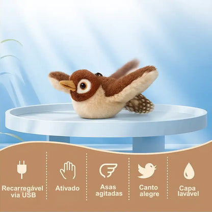 🐾 Brinquedo interativo para pássaros e gatos - Diversão e entretenimento para o seu gato!